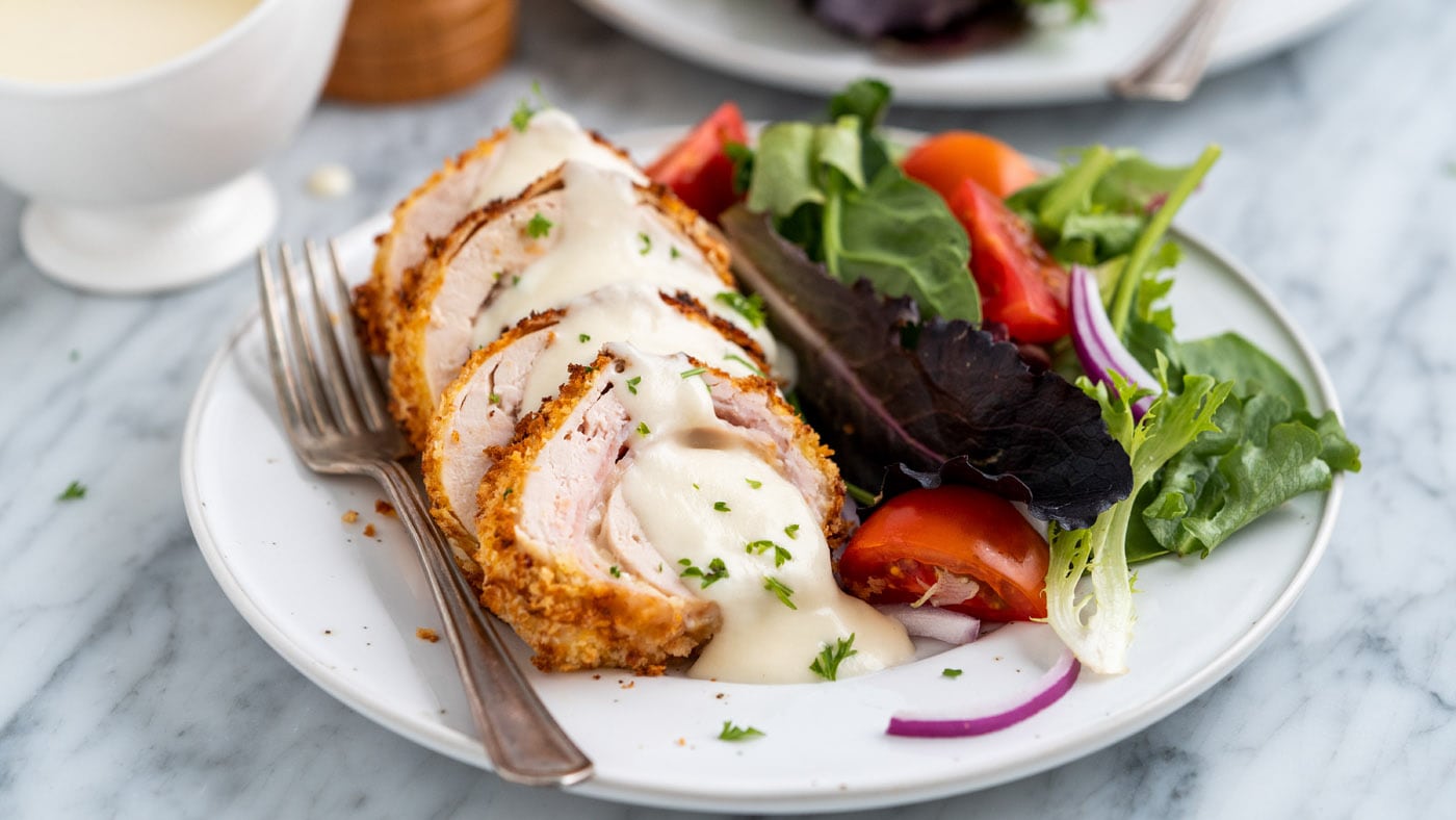 Air Fryer Chicken Cordon Bleu