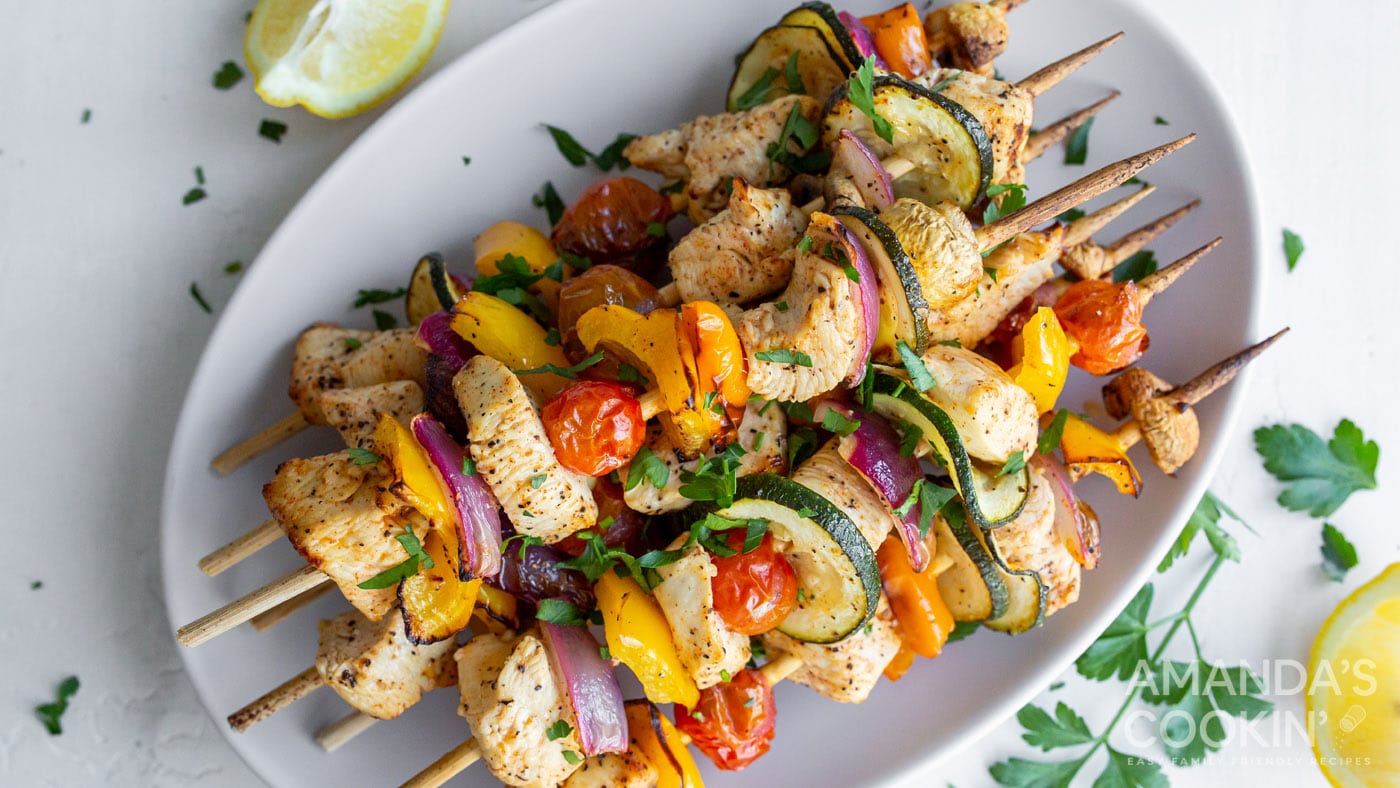 Air Fryer Chicken Kabobs