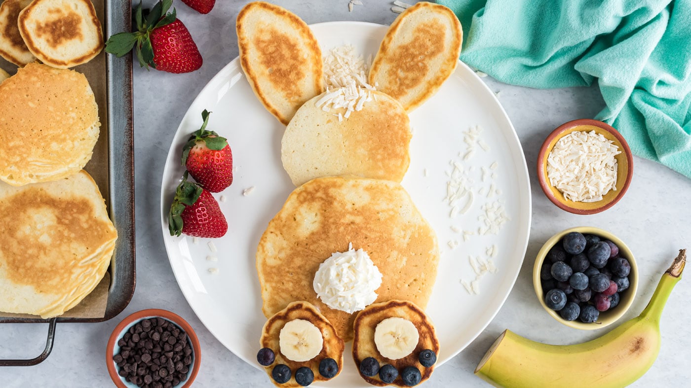 Bunny Butt Pancakes