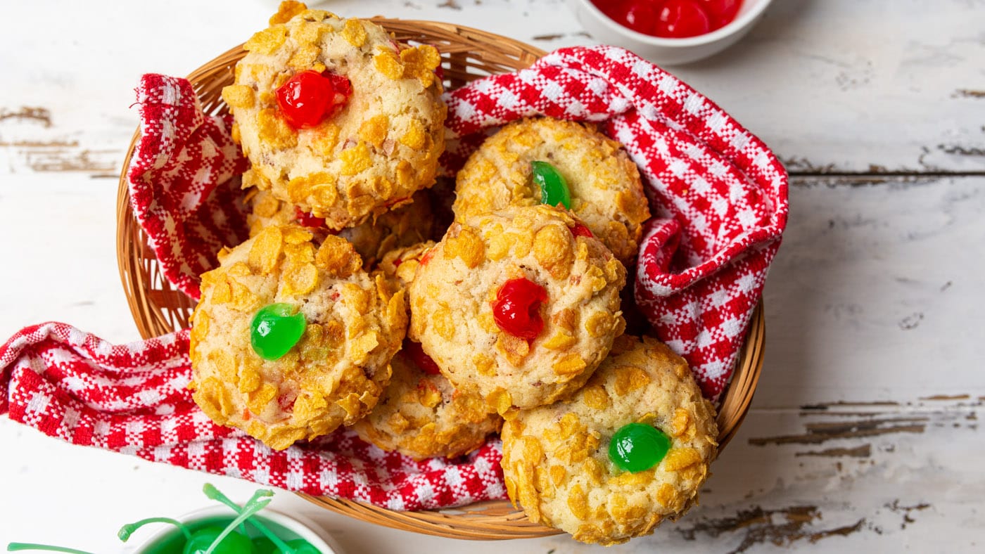 Cherry Wink Cookies