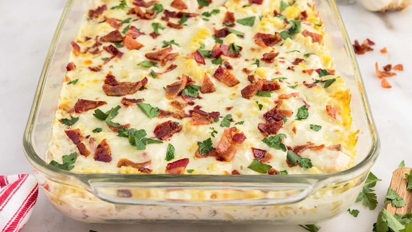 Chicken Bacon Ranch Casserole