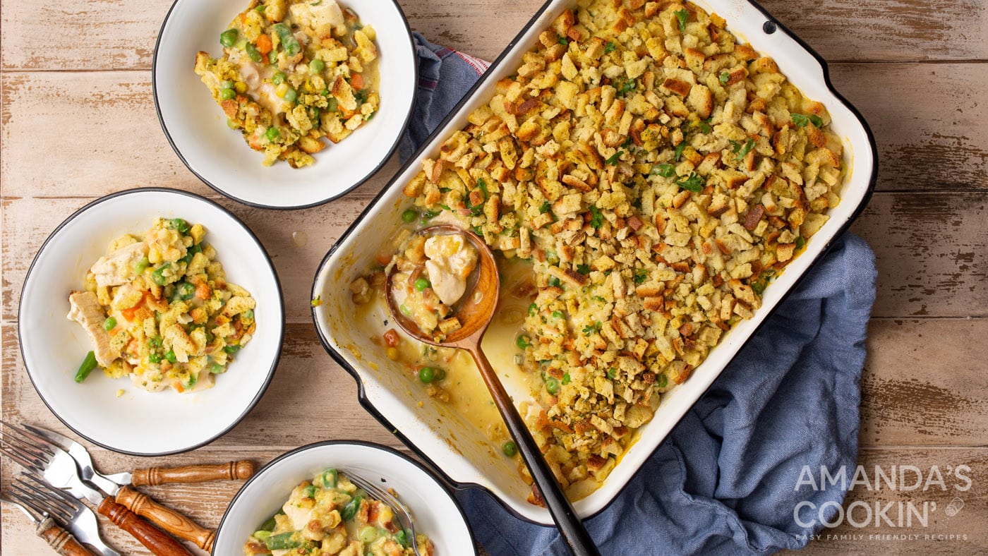 Chicken Stuffing Casserole