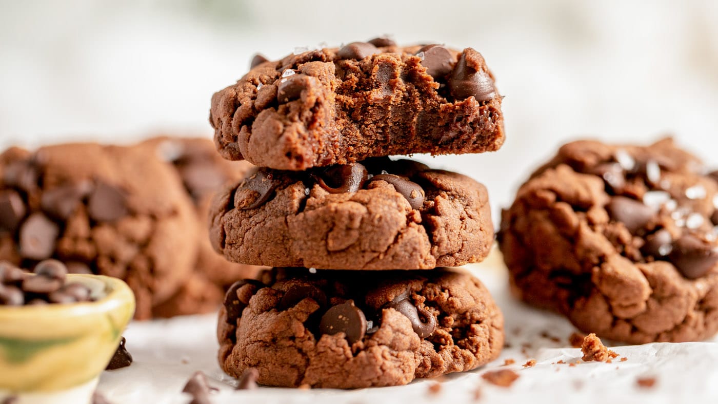 Chocolate Cake Mix Cookies