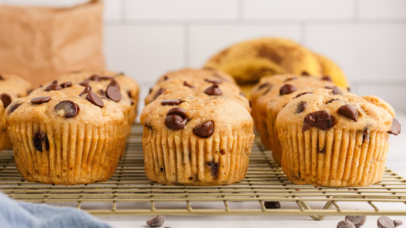 Chocolate Chip Banana Muffins