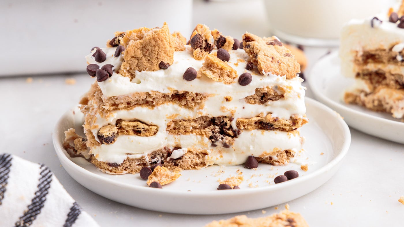 Chocolate Chip Cookie Icebox Cake