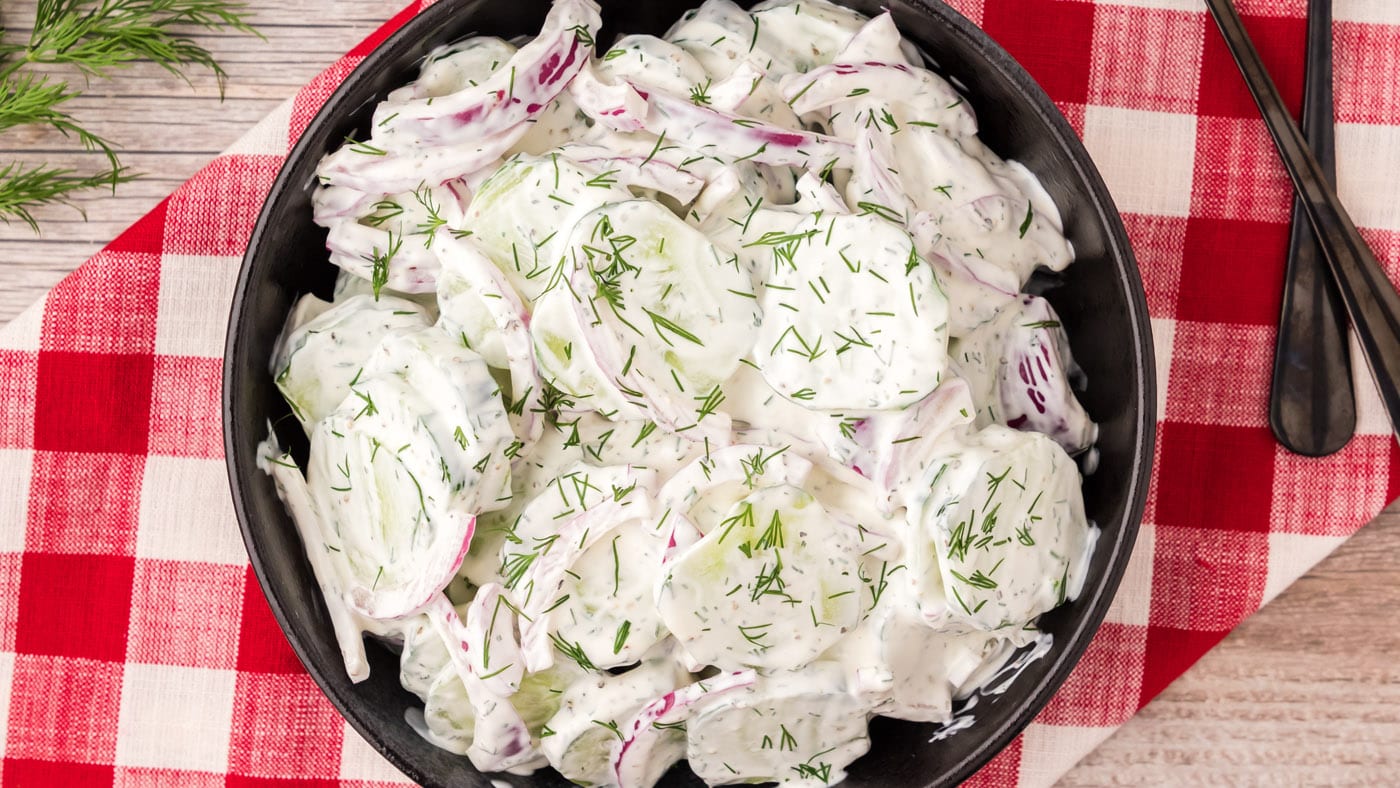 Creamy Cucumber Salad