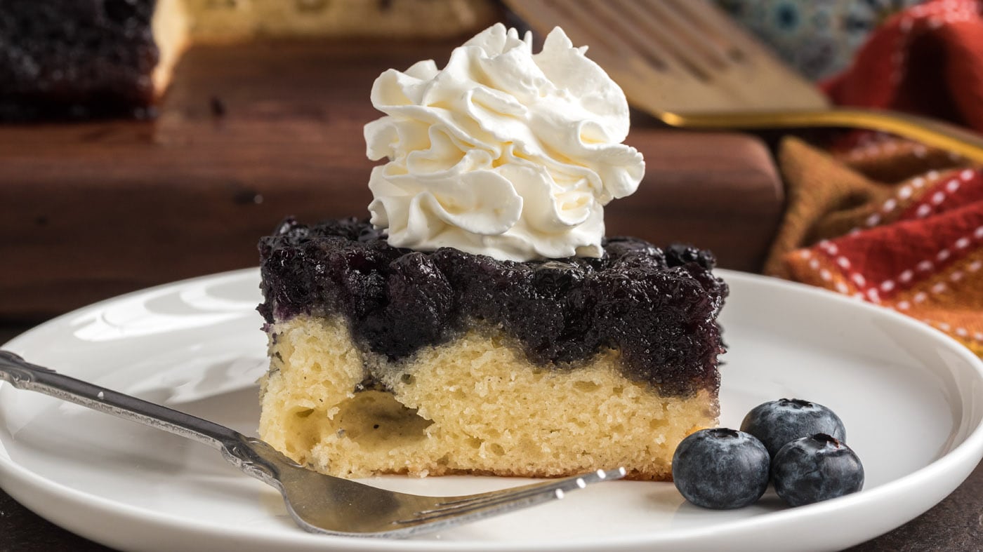 Easy Blueberry Upside Down Cake