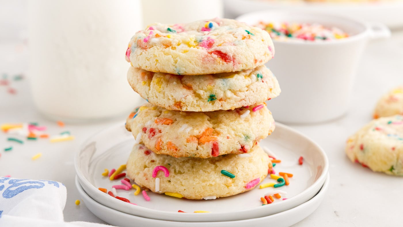 Funfetti Cake Mix Cookies