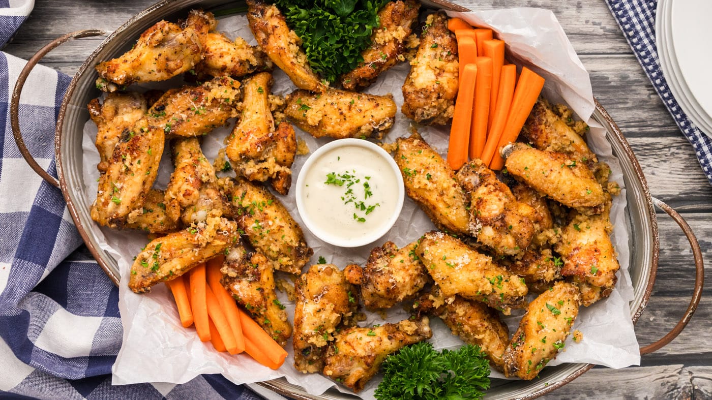 Garlic Parmesan Wings