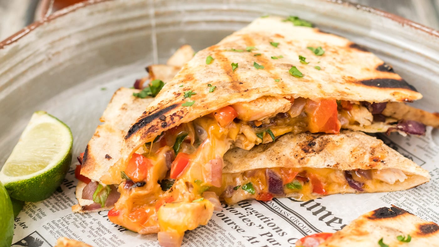 Grilled Chicken Quesadilla