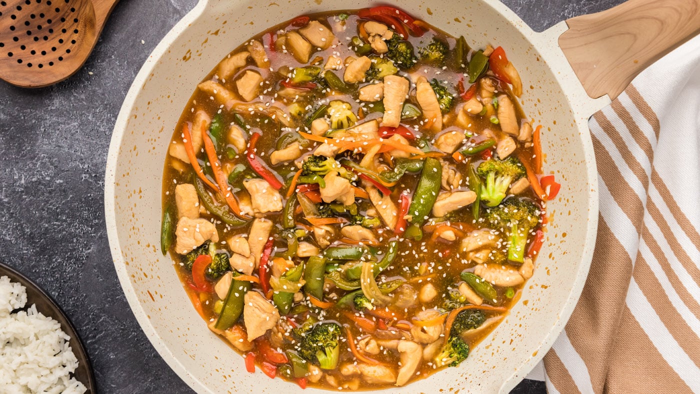 Honey Garlic Chicken Stir Fry