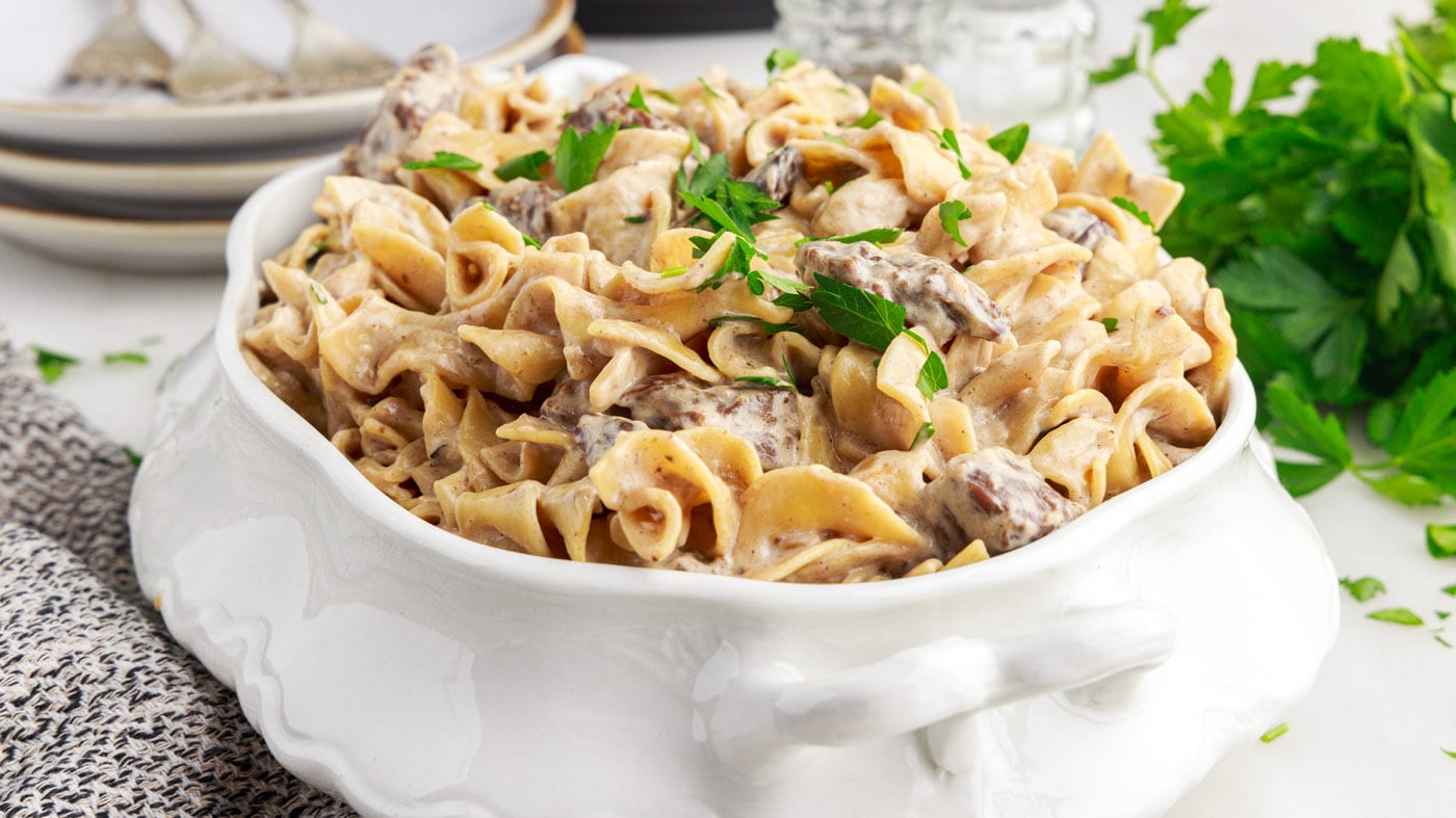 Instant Pot Beef Stroganoff