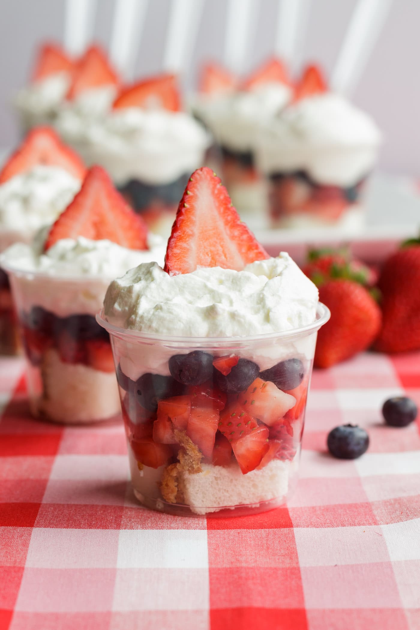 Mini Shortcake Cups: perfect for Memorial Day or July 4th!