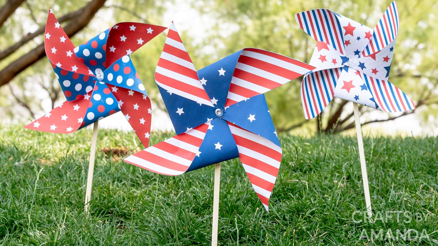 Patriotic Pinwheels