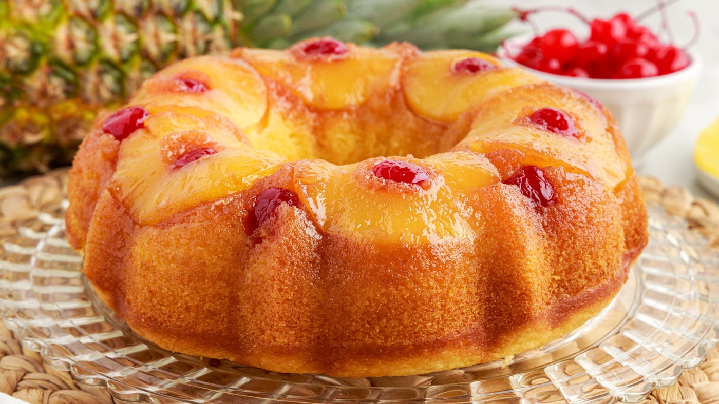 Pineapple Upside Down Bundt Cake