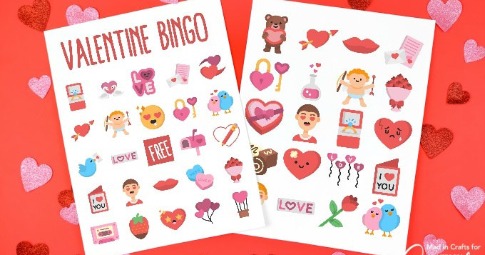 Valentine Bingo – Free Printable!