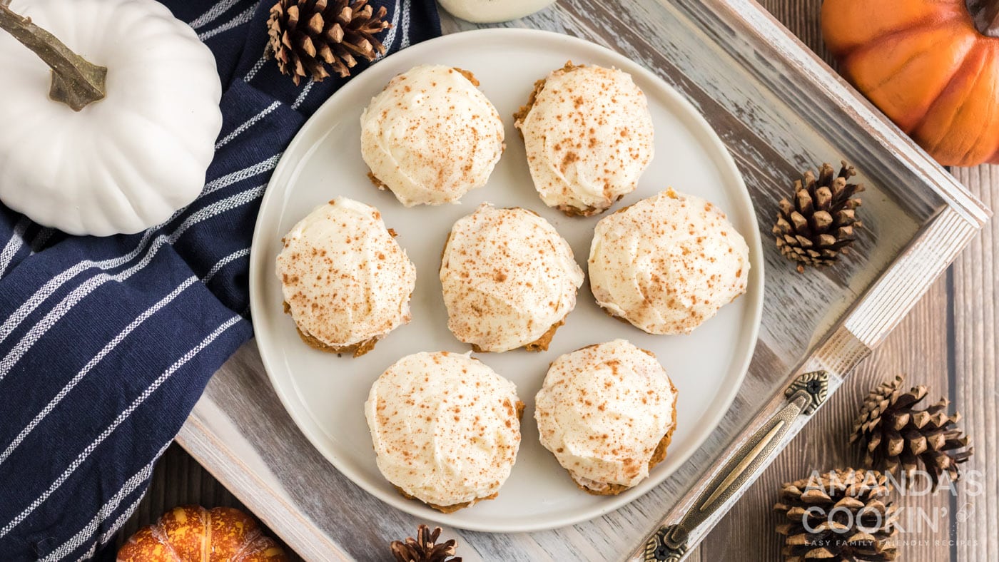 Pumpkin Cake Mix Cookies