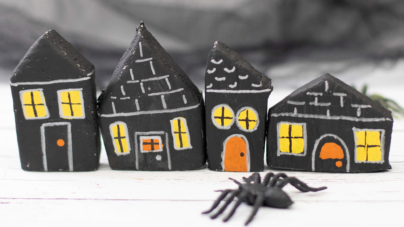 Salt Dough Haunted Houses