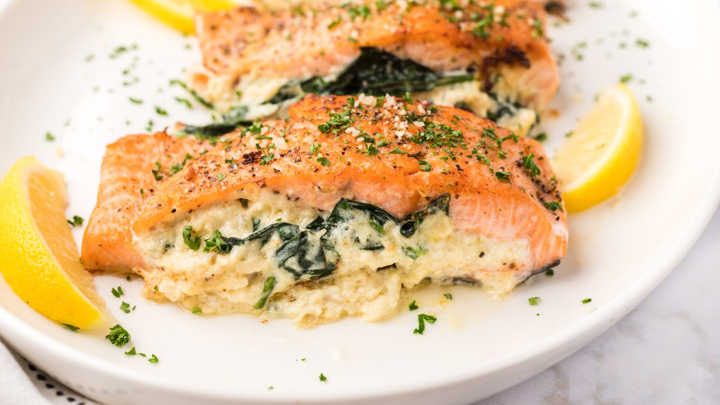 Stuffed Salmon