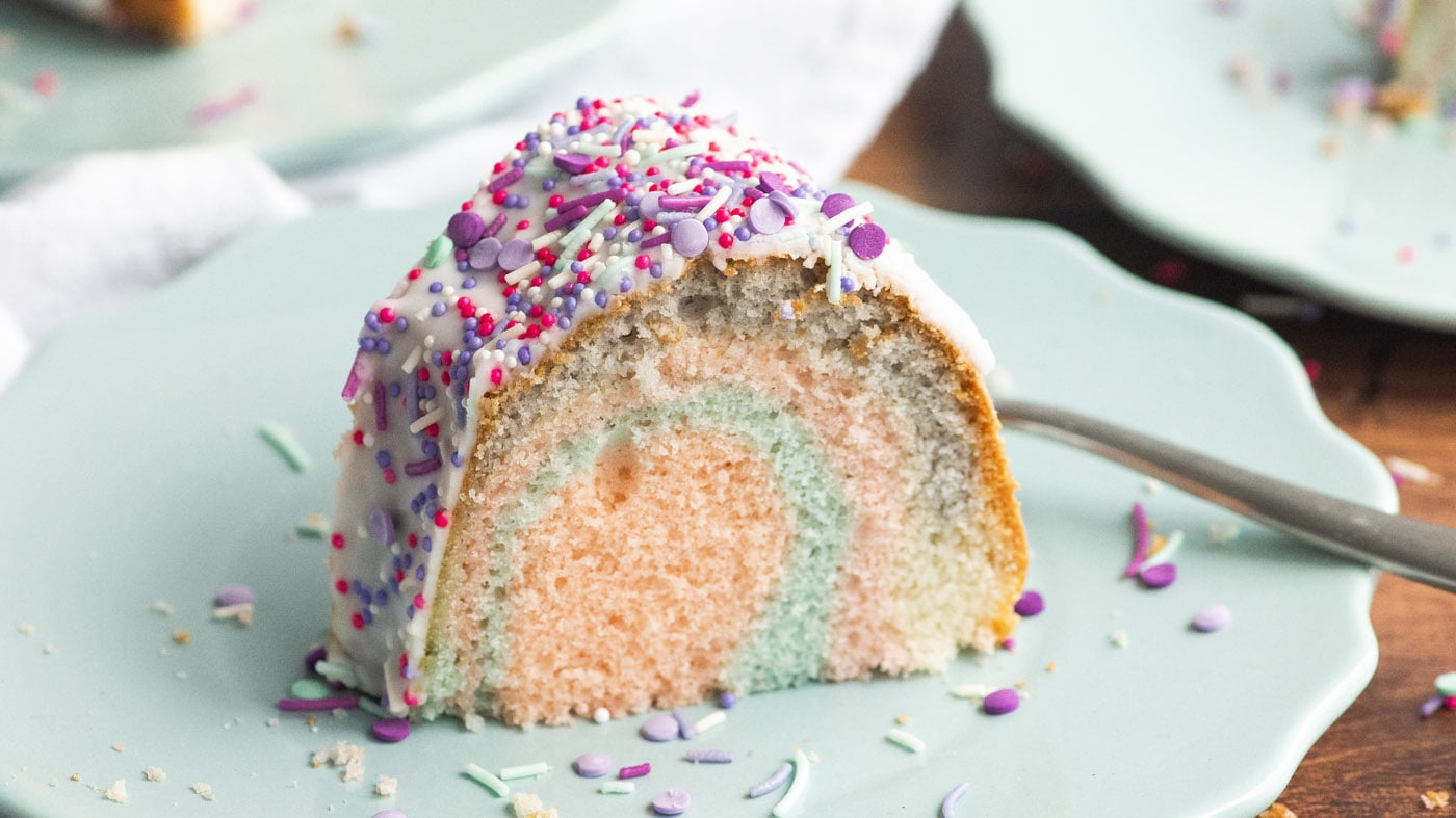 Unicorn Bundt Cake