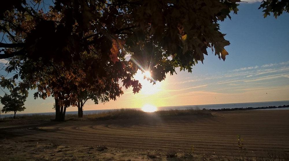 Nine O Clock Sunrise Landscape photo Taken while homeless