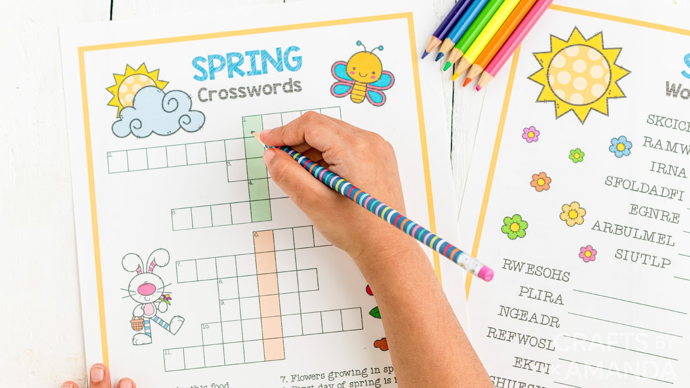 Spring Activity Sheets and Coloring Pages