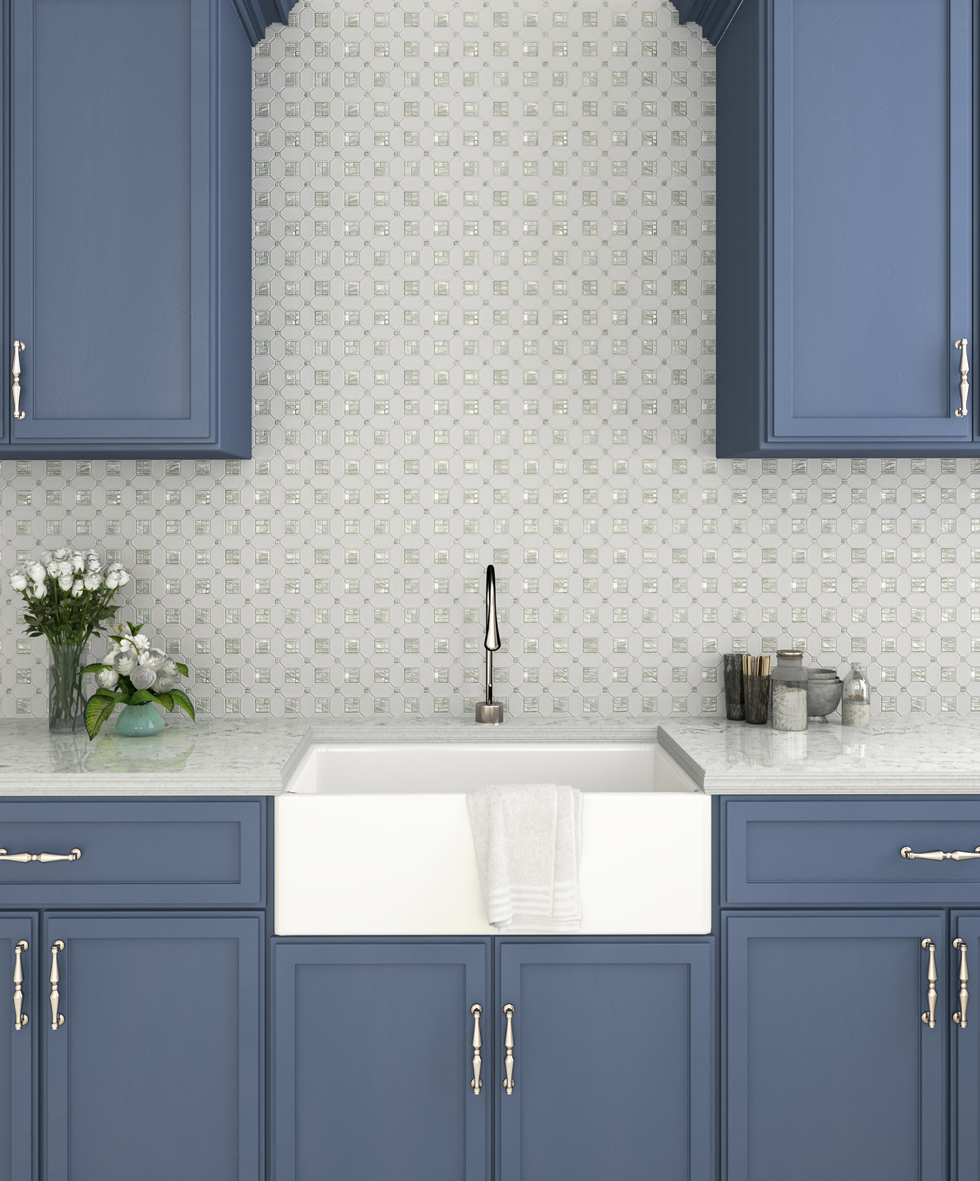 Creative Cabinet Paint + Tile Pairings