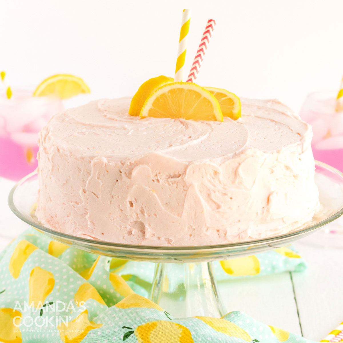 Pink Lemonade Cake