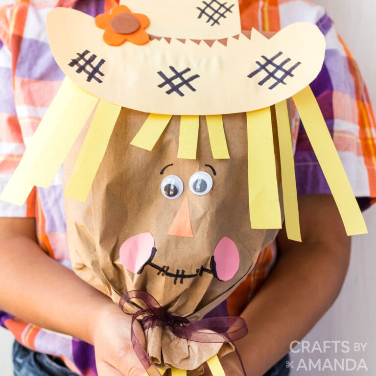 Paper Bag Scarecrow