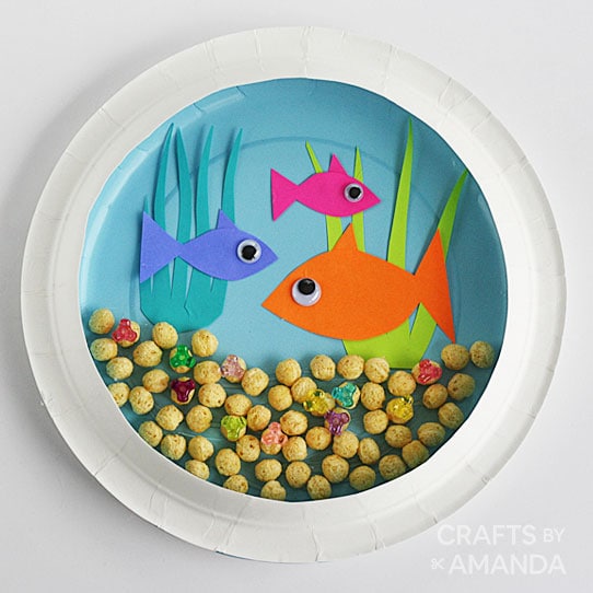 Paper Plate Aquarium