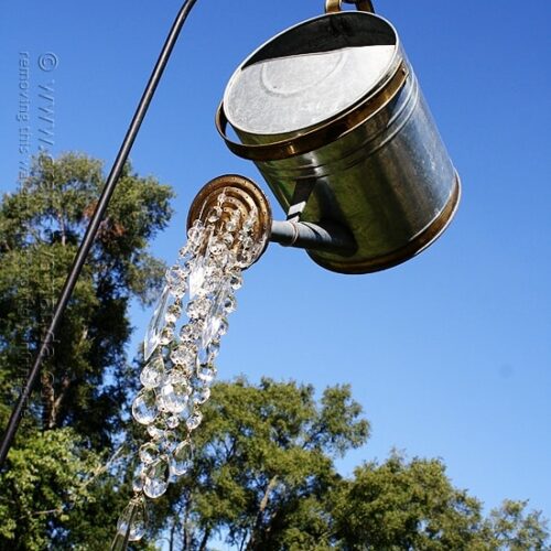 Watering Can That Pours Crystals