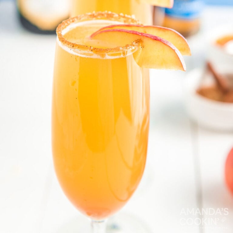 Caramel Apple Mimosas