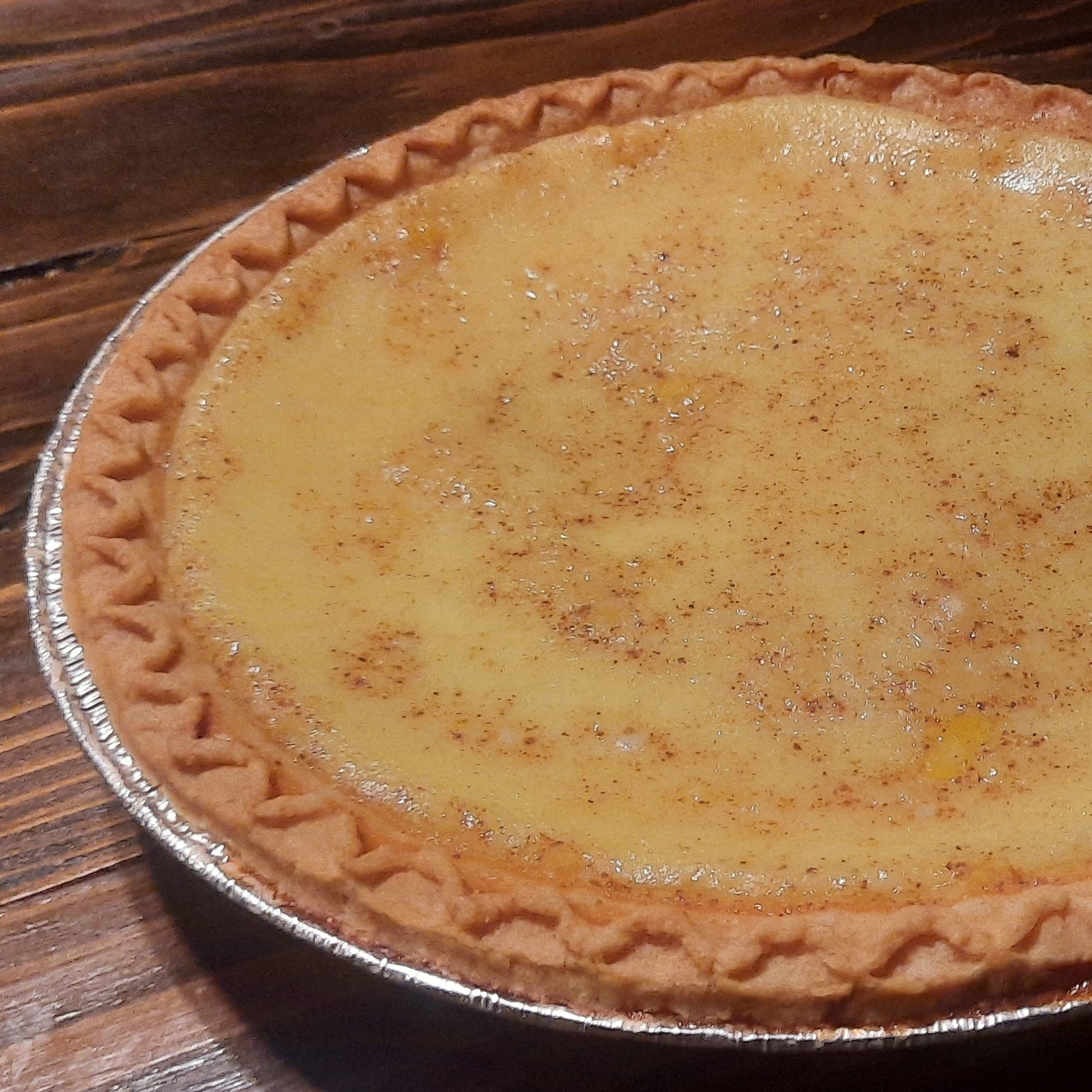 Old Fashioned Custard Pie