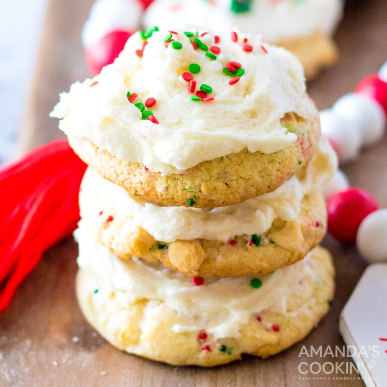 Cake Mix Confetti Cookies