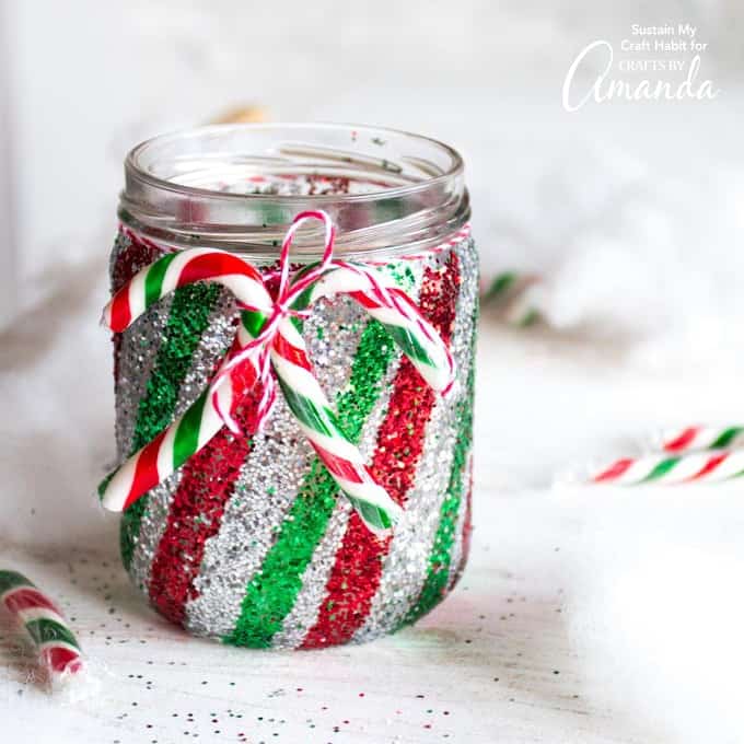 Candy Cane Luminary