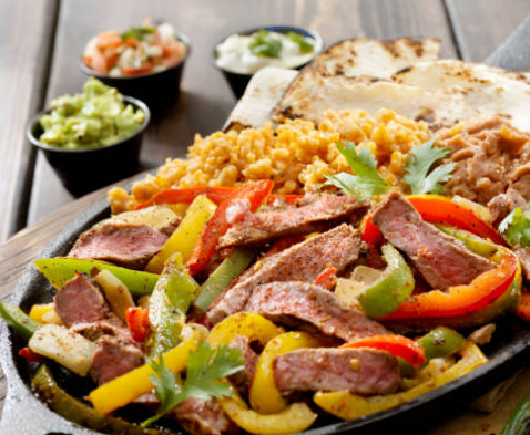 Green Chili Steak and Cilantro-Lime Rice Bowl