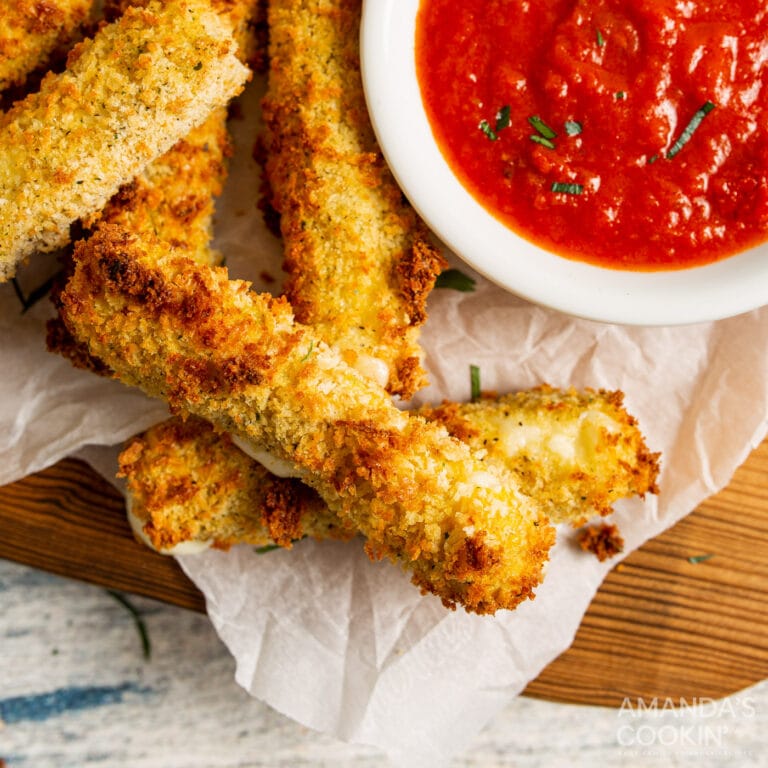 Air Fryer Mozzarella Sticks