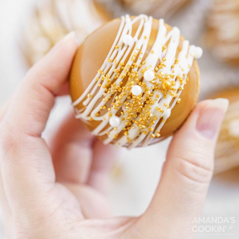 Caramel Hot Cocoa Bombs