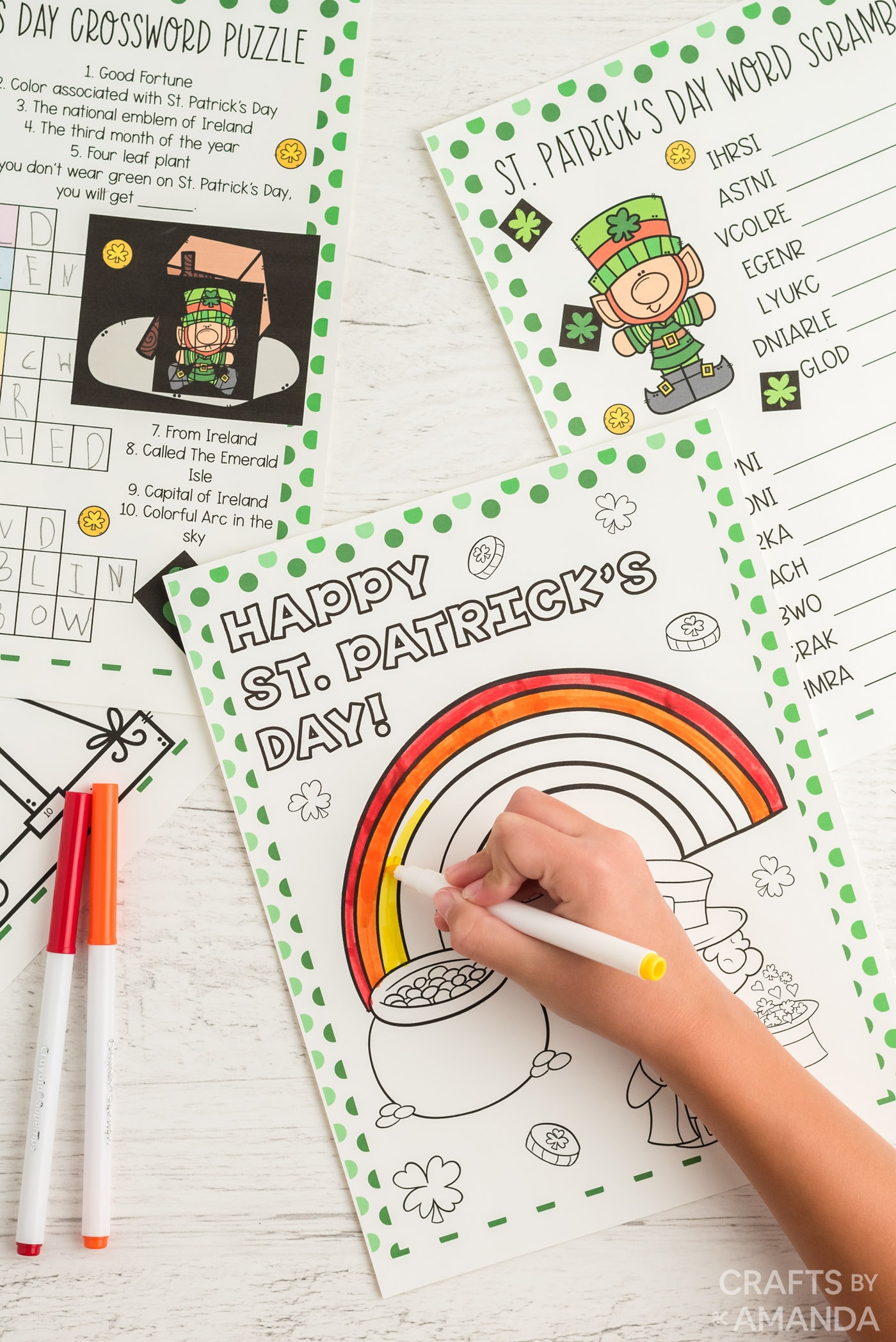 St. Patrick’s Day Activity Sheets