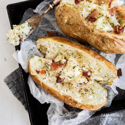 Air Fryer Baked Potatoes