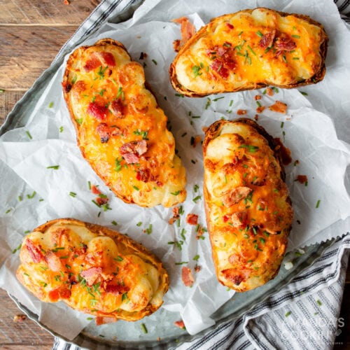 Air Fryer Twice Baked Potatoes